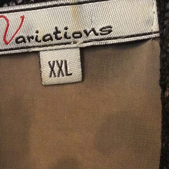 Plus Size Variations Dressy Top - Picture 4 of 4